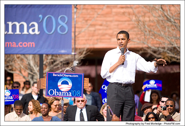 Barack Obama Rally - Photos By Fred Morledge - ( PhotoFM.com ) - 03