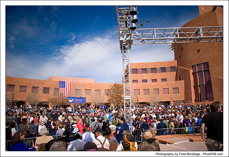 Barack Obama Rally - Photos By Fred Morledge - ( PhotoFM.com ) - 08