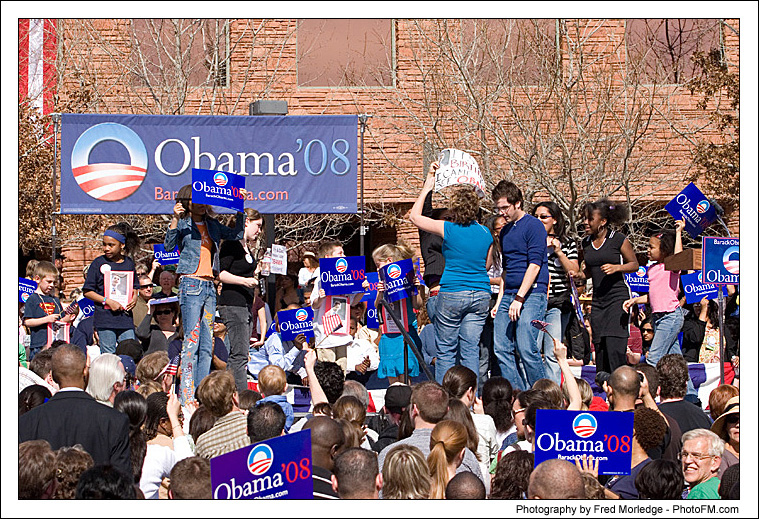 Barack Obama Rally - Photos By Fred Morledge - ( PhotoFM.com ) - 13