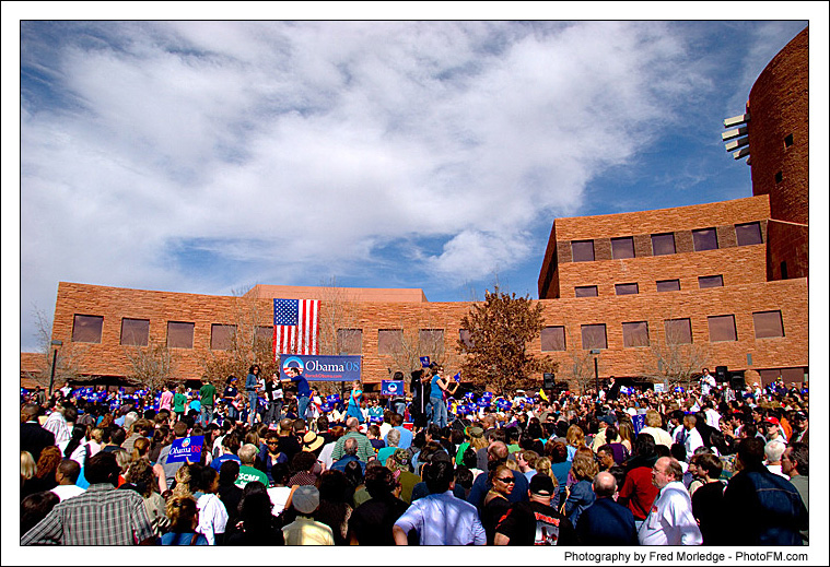 Barack Obama Rally - Photos By Fred Morledge - ( PhotoFM.com ) - 17