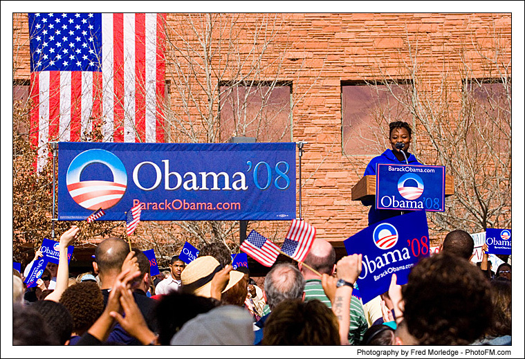 Barack Obama Rally - Photos By Fred Morledge - ( PhotoFM.com ) - 19