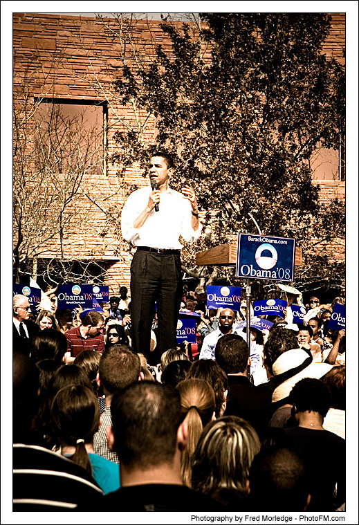 Barack Obama Rally - Photos By Fred Morledge - ( PhotoFM.com ) - 22