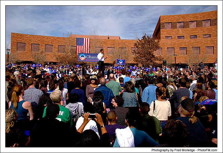 Barack Obama Rally - Photos By Fred Morledge - ( PhotoFM.com ) - 24