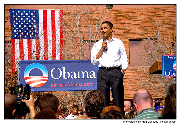 Barack Obama Rally - Photos By Fred Morledge - ( PhotoFM.com ) - 26
