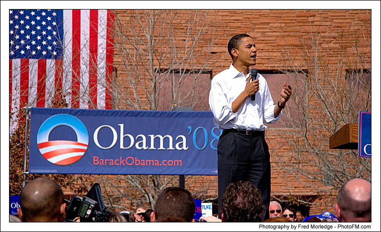 Barack Obama Rally - Photos By Fred Morledge - ( PhotoFM.com ) - 27