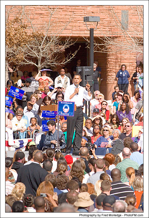 Barack Obama Rally - Photos By Fred Morledge - ( PhotoFM.com ) - 32